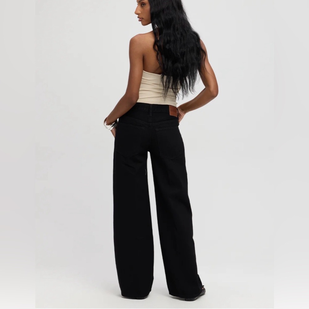 NWT 258.00 Aaliyah Low Rise Baggy - BlackON SITE FULL PRICE - Picture 3 of 4
